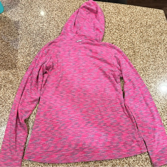 Columbia Lightweight Pink Zip-Up Sweatshirt Medium - Picture 3 of 6